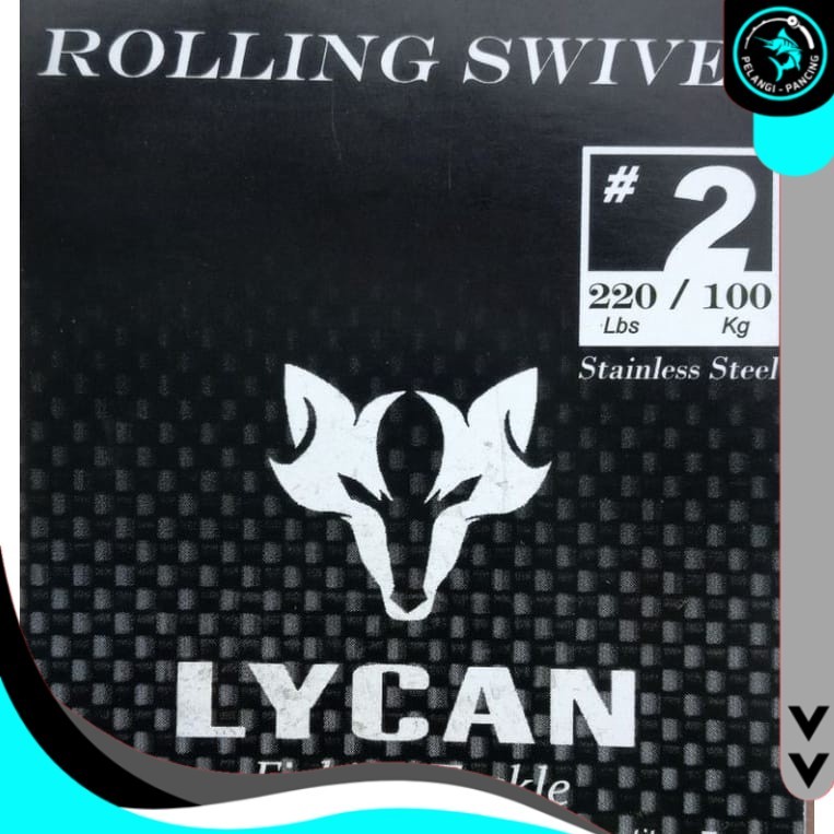 Rolling Swivel by Lycan for fishing tackle