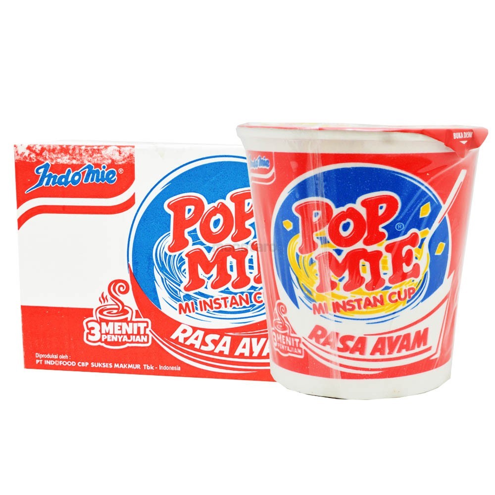 

POP MIE CUP 75gr 1 DUS RASA AYAM - 24PCS
