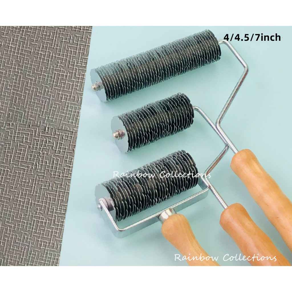 

High quality Decorative Paint Iron Roller Pattern Embossed Texture Painting Tools for Wall Decoration Household Brush