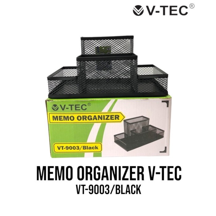 

Tempat Pensil Memo Organizer V-Tec VT-9003 Desk Set Pen Stand - GREEN