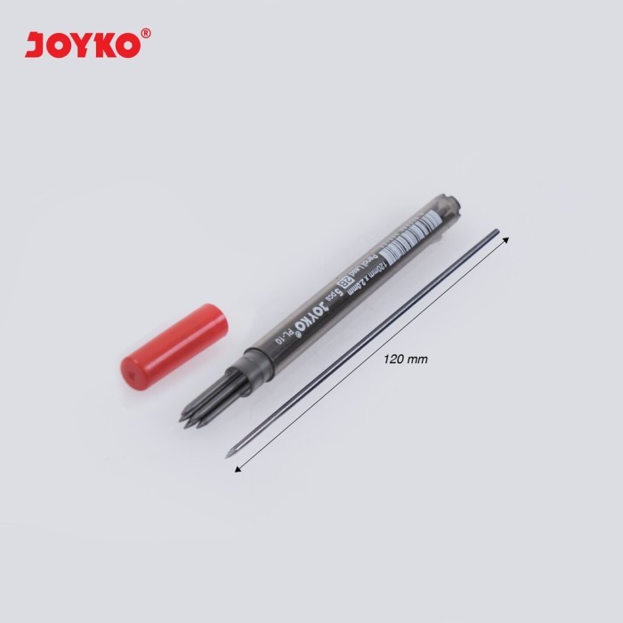 

Refill Pensil / Isi Pensil Mekanik Joyko PL-10 / 2B / 2.0 mm - Satuan