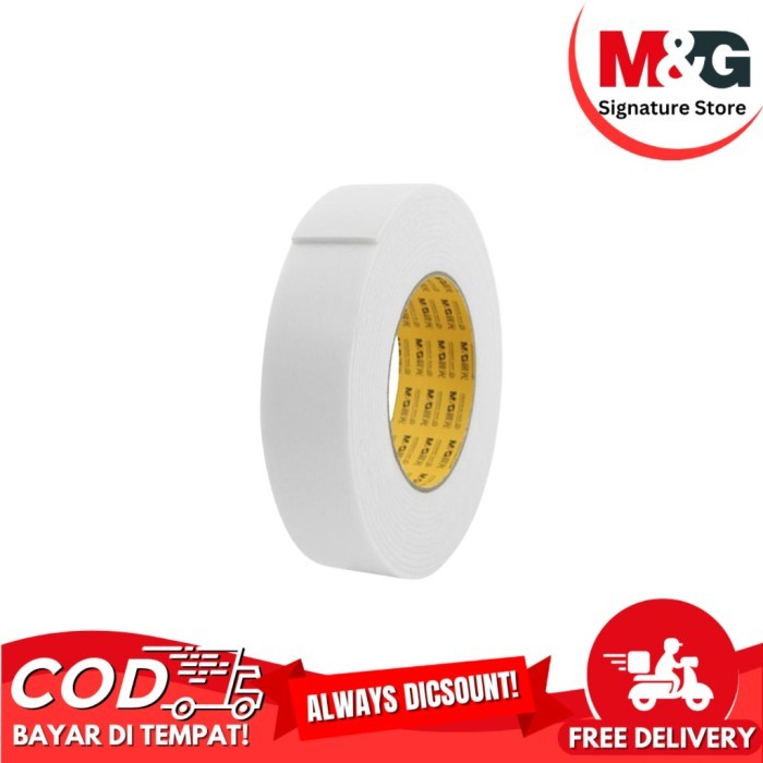 

Double Sided Foam Tape M&G AJD99557 24mmx4.6m Foam Tape Dua Sisi - Satuan - AJD99557