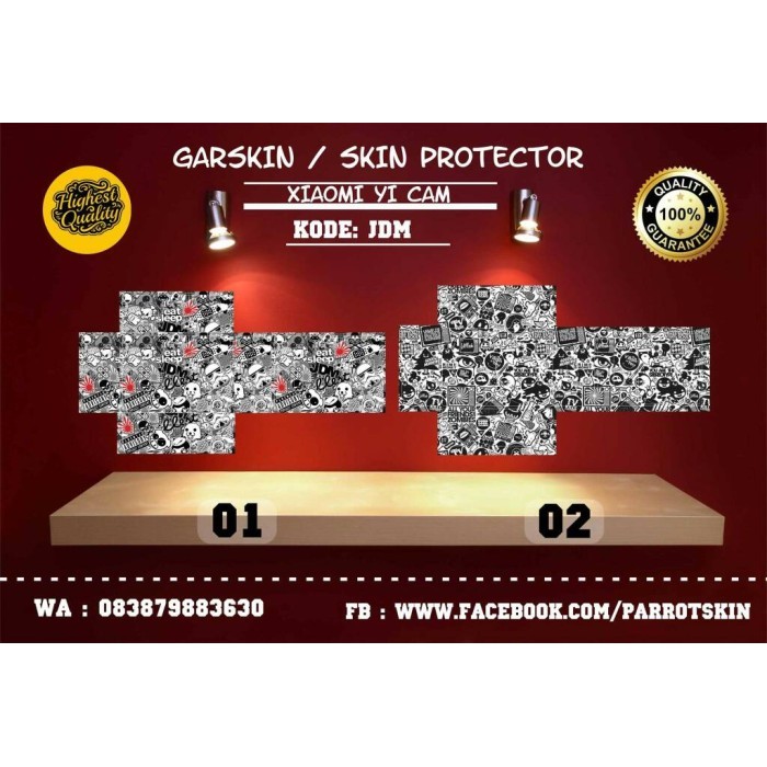 

Garskin Xiaomi Yi edisi jDM . Termurah