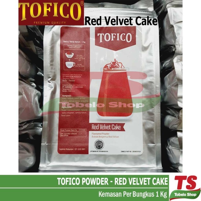 

TOFICO RED VELVET CAKE POWDER / TOFICO POWDER RED VELVET CAKE / TOFICO