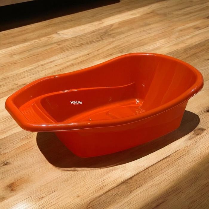 YOMURA Bak Mandi Bayi JUMBO+Senderan BPA Free/ Baby Bathup Besar/ Tempat Mandi Bayi Anak Balita/ Bab