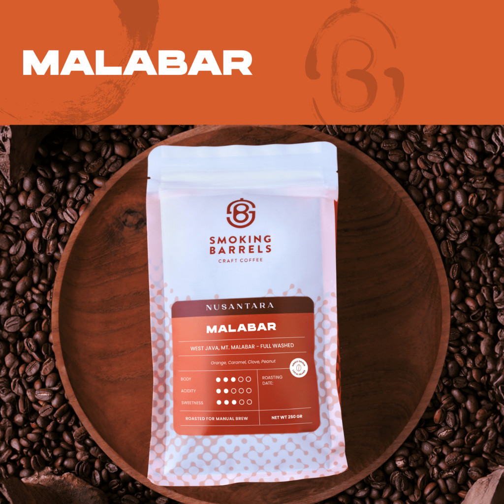 

Biji Kopi Arabika Malabar Full Washed 200gr - SB Craft Coffee Nusantara Series Coffee Bean Manual Brew Espresso