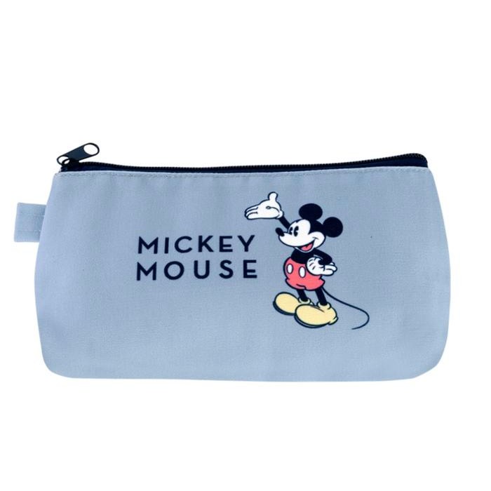 

READY Moshi Moshi X Disney Pencil Case - Mickey Mouse - Biru Muda