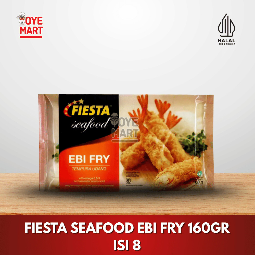 

FIESTA SEAFOOD EBI FRY 160GR ISI 8 / TEMPURA UDANG