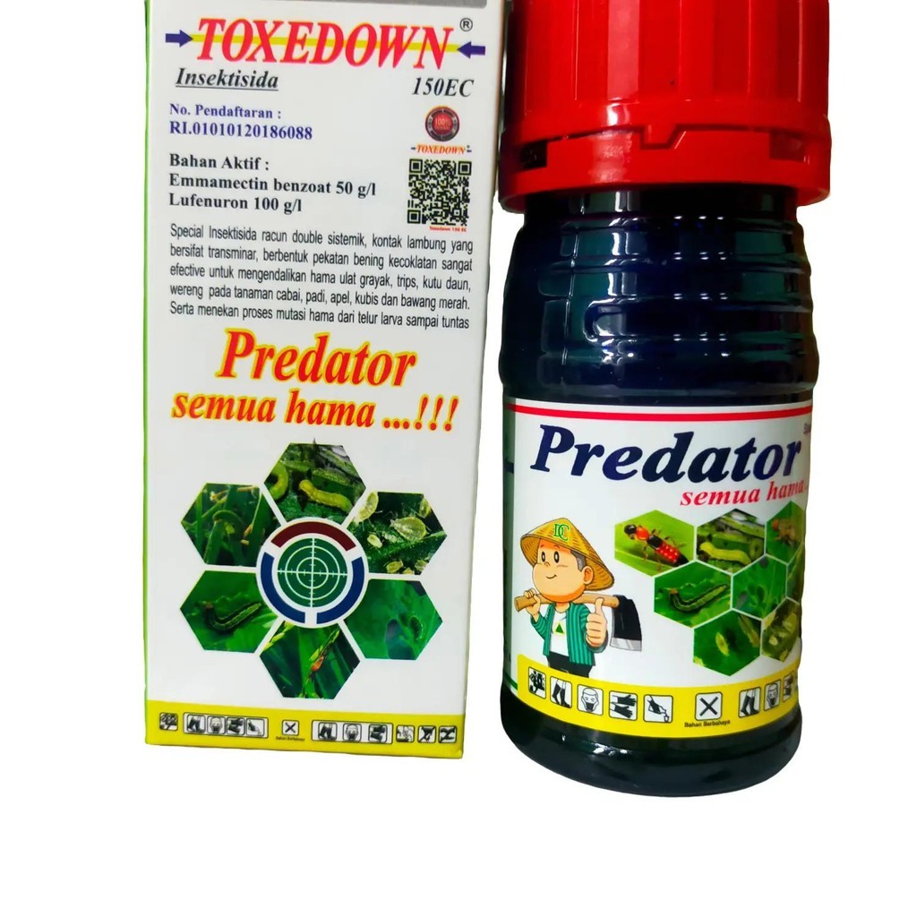 Toxedown 150ec Kemasan 100ml Predator Semua Hama Original Tanaman Obat