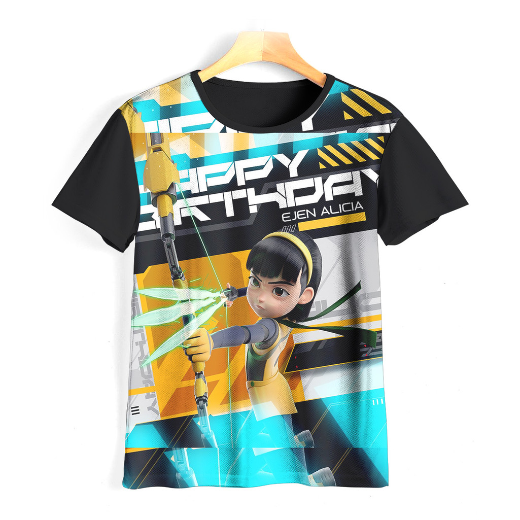 Kaos Ejen Alicia Keren dan Adem | Baju Ejen Alicia Untuk  Anak & Dewasa | 02EAC010