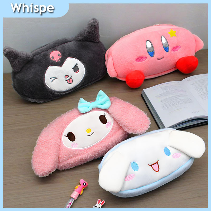 

Tas Cute Pencil Case Bulu Kotak Pensil Besar Melody Cinnamon Kuromi Pensil Besar