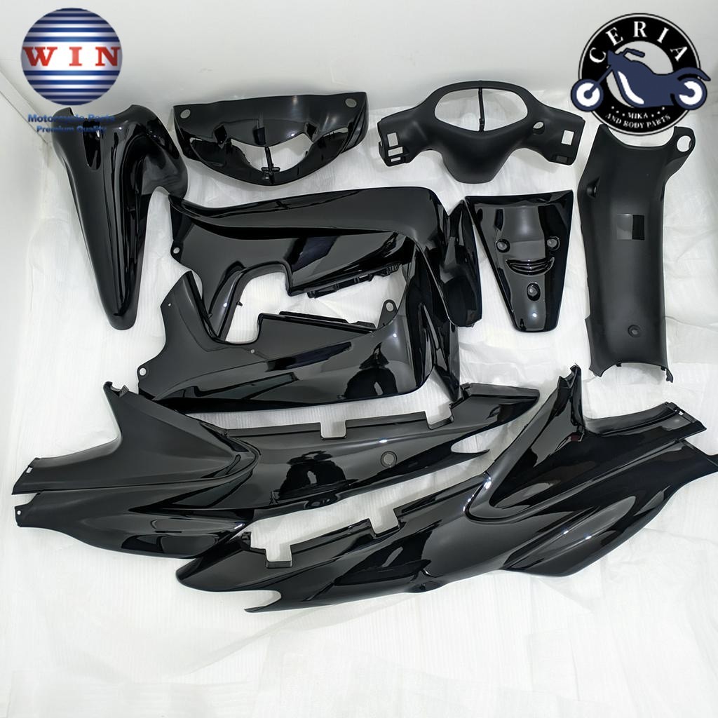Full Body Smash 110 Karbu Lama 2001 2002 2003 2004 2005 Hitam WIN | complete set bodi kasar halus mo