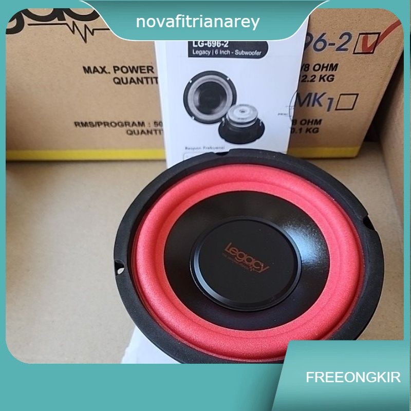 speaker 6" 6in 6 in 6 inch acr legacy lg 696 subwoofer woofer