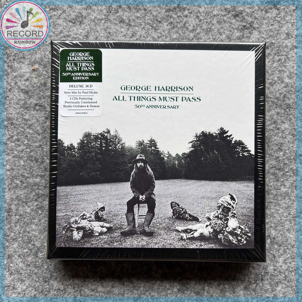 CD George Harrison All Things Must Pass 3CD Original Album [Tersegel] Terbaru