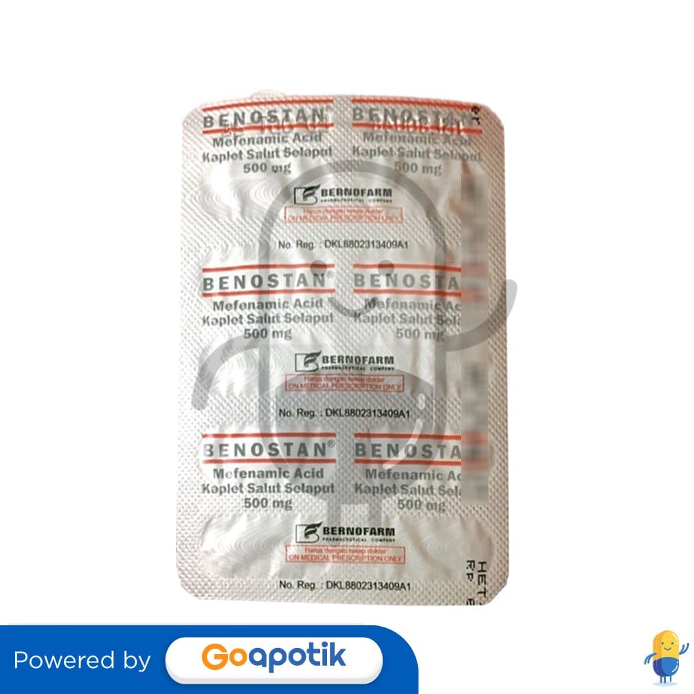 Benostan 500 Mg Strip 10 Kaplet