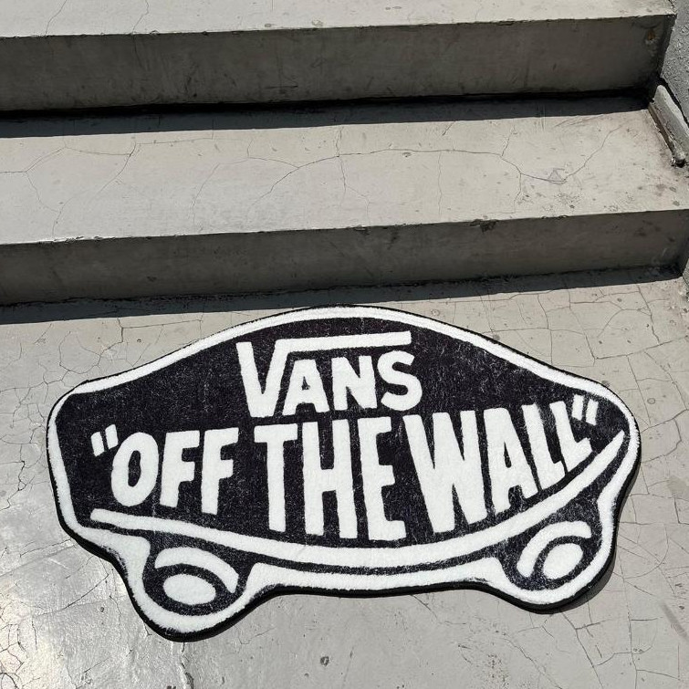 Vans doormat keset vans rug home decor keset aesthetic