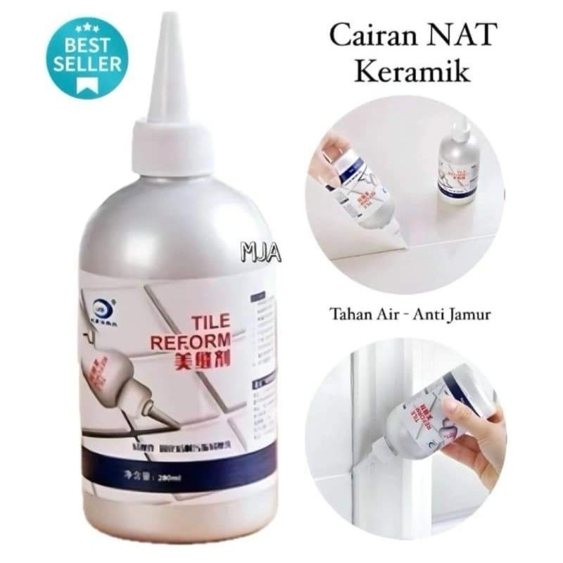 Tecnic_Capital Cairan Lem Pengisi Nat Keramik 280 Ml /150 Ml / Pengisi Celah Nat Keramik / Lem Nat