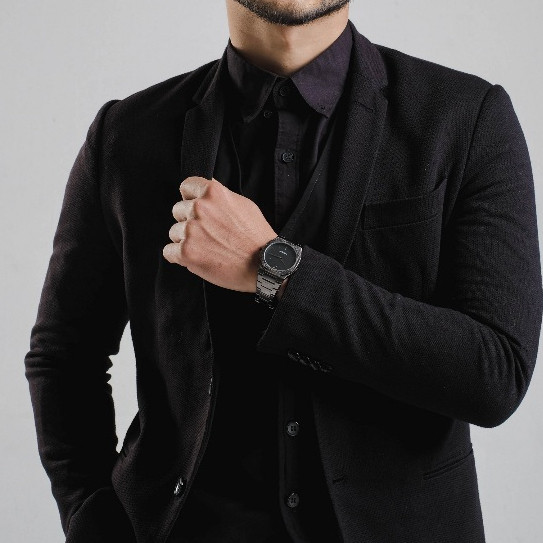 PAKET HEMAT Roodolph Watch - Galvant Gunmetal Black Jam Tangan Pria Jam Tangan Analog KEKINIAN