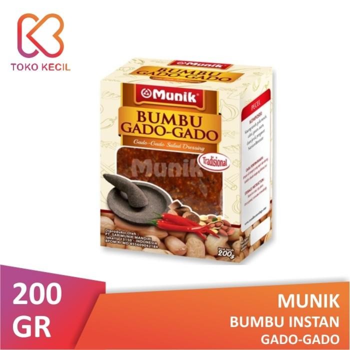 

NEW-[Mall] Terlaris Munik Bumbu Gado-Gado 200gr - Spesifikasi