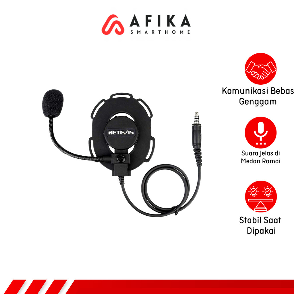 Headset Mikrofon Helm Tactical Military HT Walkie Talkie 2 Pin