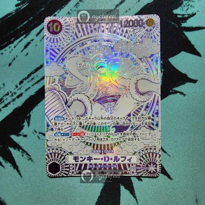 ONE PIECE TCG / Kartu / Card | OP11 Monkey D. Luffy Nika SP OP05-119 P-Sec Parallel SILVER | JP