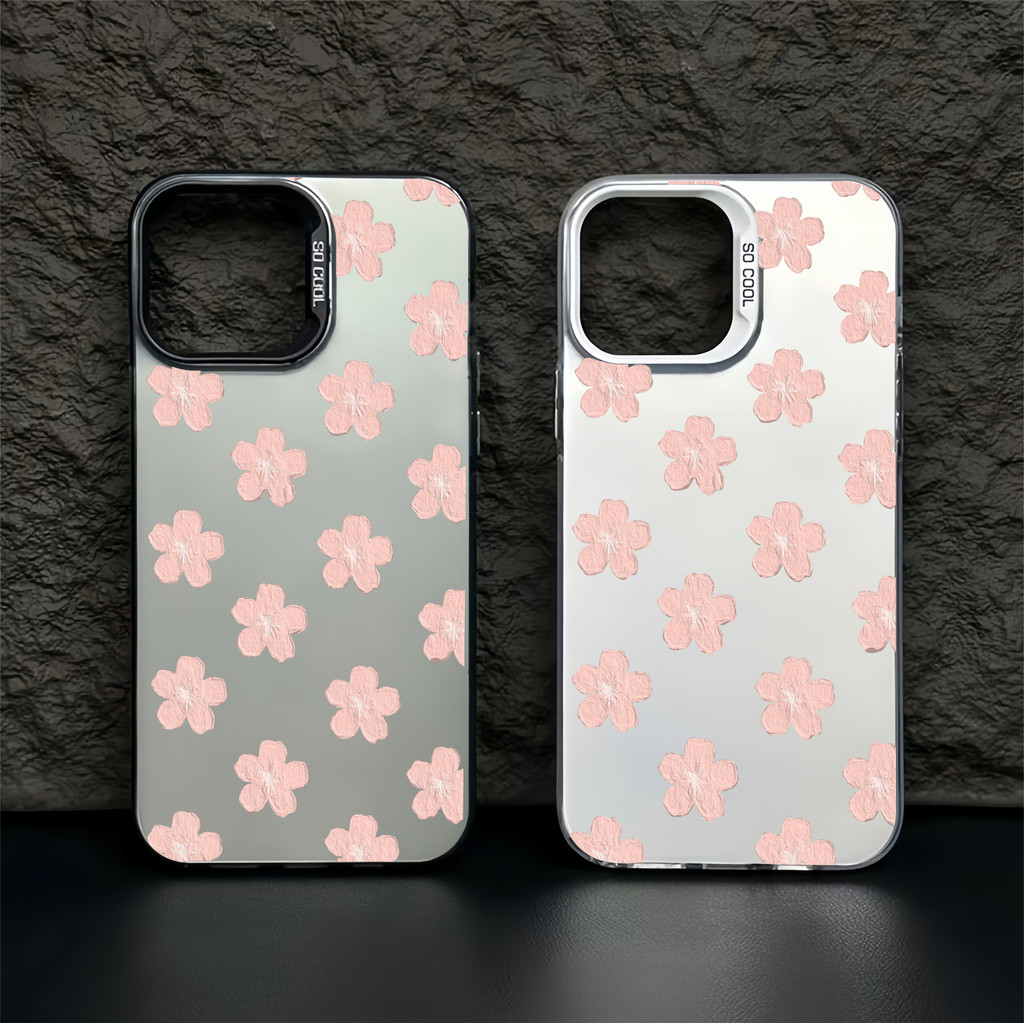 Fashion Trend Pink Flowers Hard case Infinix Hot 40 Pro（Smart 5 8 7 6(RM 2/32GB)  (RM 3/64GB) 8 Plus