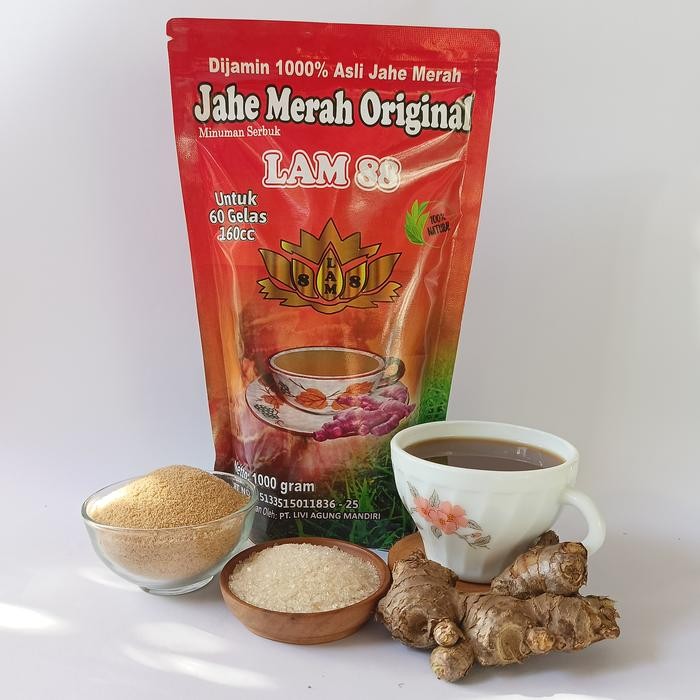 

[New Arrival] JAHE MERAH PLUS GULA INSTAN MERK LAM88 1KG - ORIGINAL