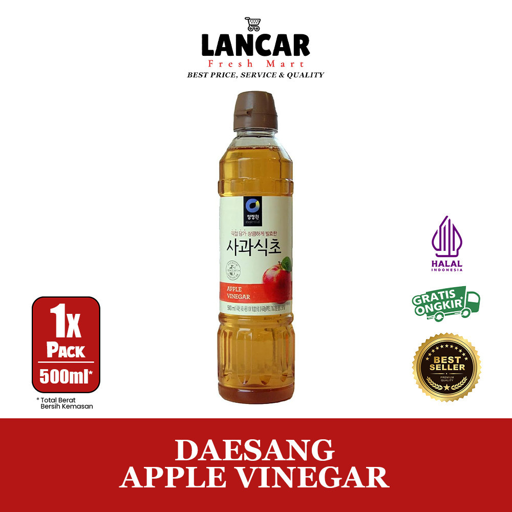 

DAESANG APPLE VINEGAR 500ML / ESSENTIAL CUKA APEL 500ML