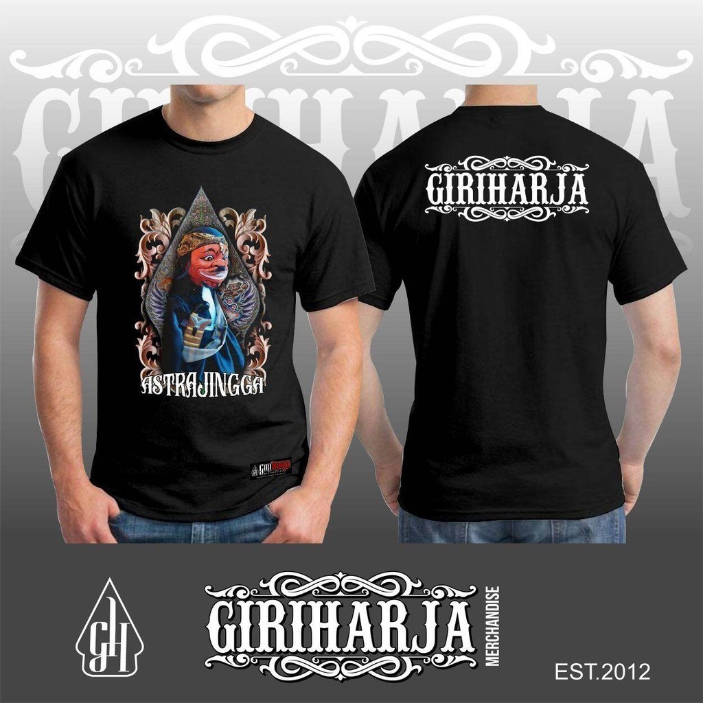 Kaos wayang golek CEPOT ASTRAJINGGA / kaos wayang golek Giri Harja / Kaos wayang golek sunda / kaos 