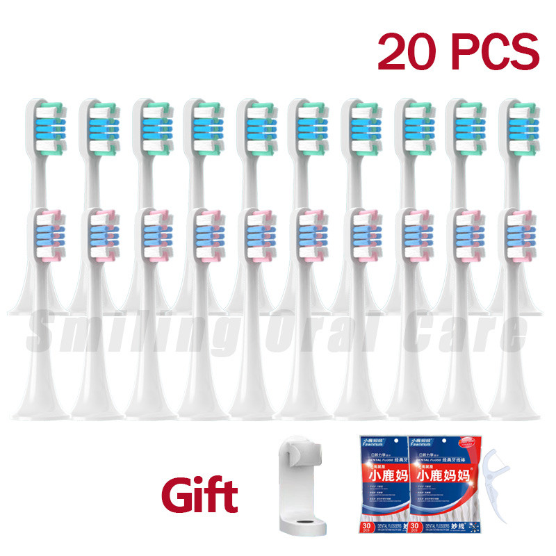 Replacement Toothbrush Heads For T700/T300/T500/MES601/MES602/DDYS01SKS Electric Toothbrush Brush He