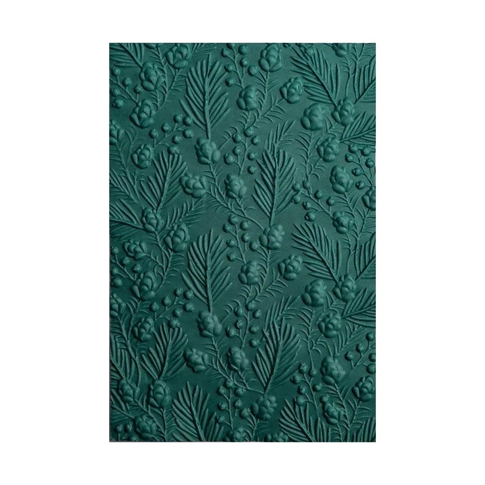 

Pine Nut Foliage 3D Embossing Folder for DIY Scrapbooking Adding Texture Paper Craft Making Stencil 2024 Hot Sale