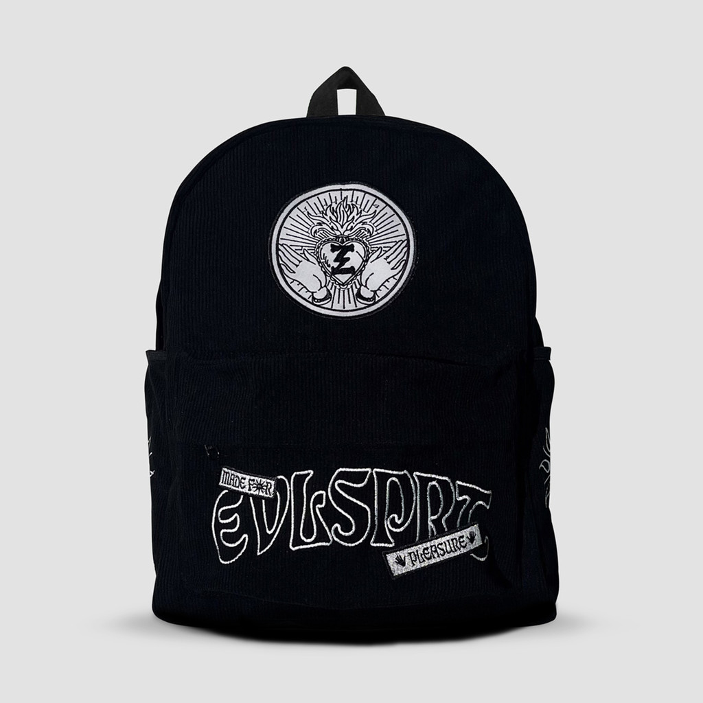 EVILSPIRIT TAS BACKPACK -  CHIESA BLACK
