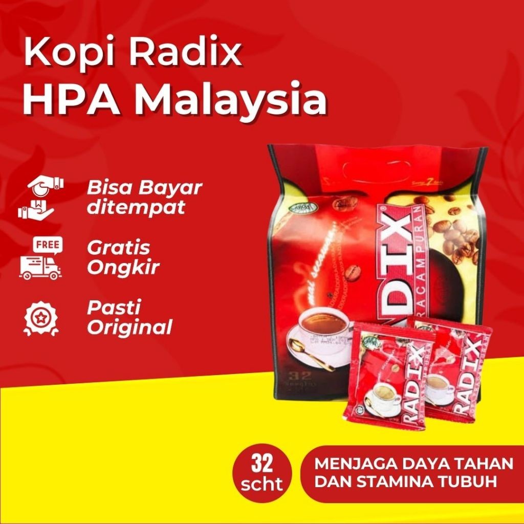 

Kopi Radix HPA Malaysia - 32sachet 100% Original