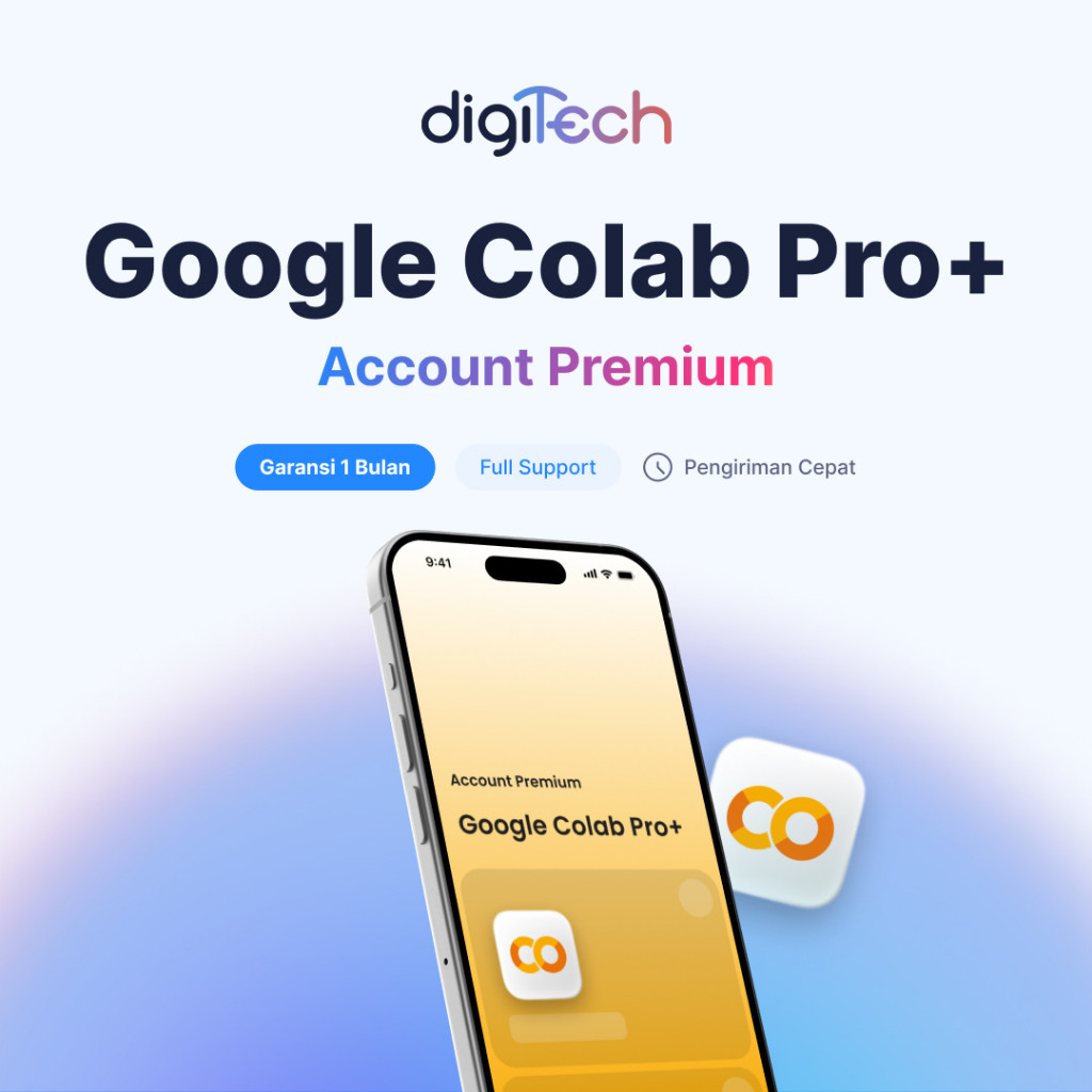Colab PRO + | Bergaransi & Pengiriman Cepat