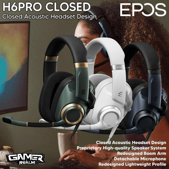 EPOS H6 PRO / H6PRO CLOSED Closed Acoustic Gaming Headset