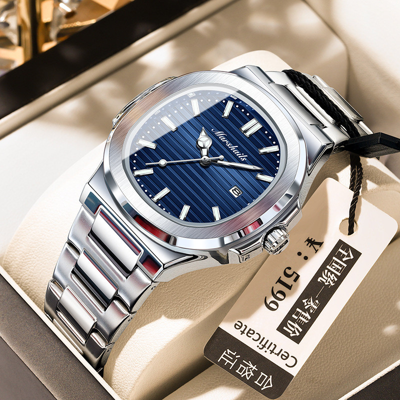 

Jam Tangan Pria Swiss Baru Tahan Air Ultra-tipis Jam Kalender Kuarsa Ekspor Langsung Penjualan Panas Dropshipping Satu Bagian