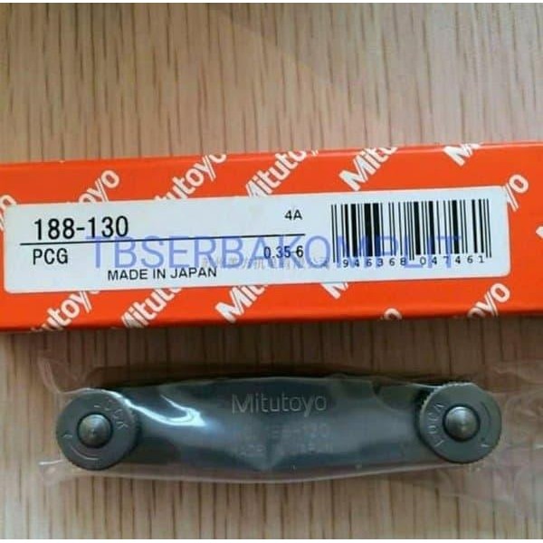 

Mitutoyo 188-130 22 blade Metric Thread Pitch Gauge 0.35 - 6 mm TPI