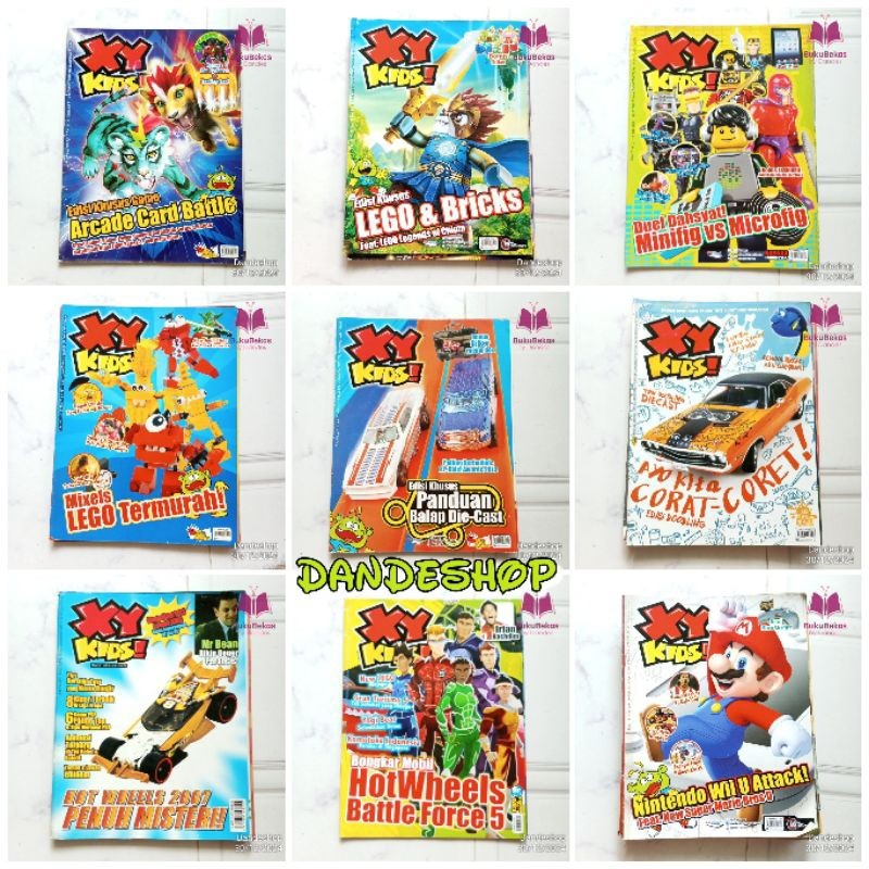XY Kids Majalah edisi Anime Superhero Avengers DC Marvel - Buku Bekas Preloved - BUKUGRAFI