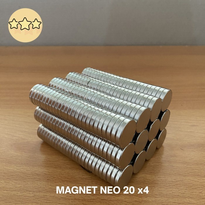 20x4 MM Magnet Neodymium 20x4mm 20mm x 4mm 20*4 20*4mm STRONG 20MMX4MM