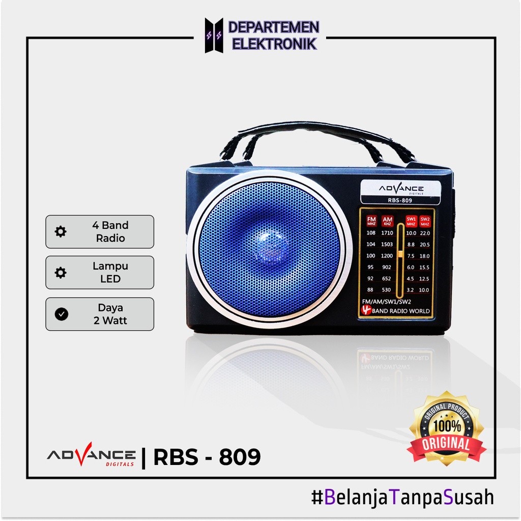Radio Advance RBS 809 Radio Jadul Radio Kuno Berkualitas