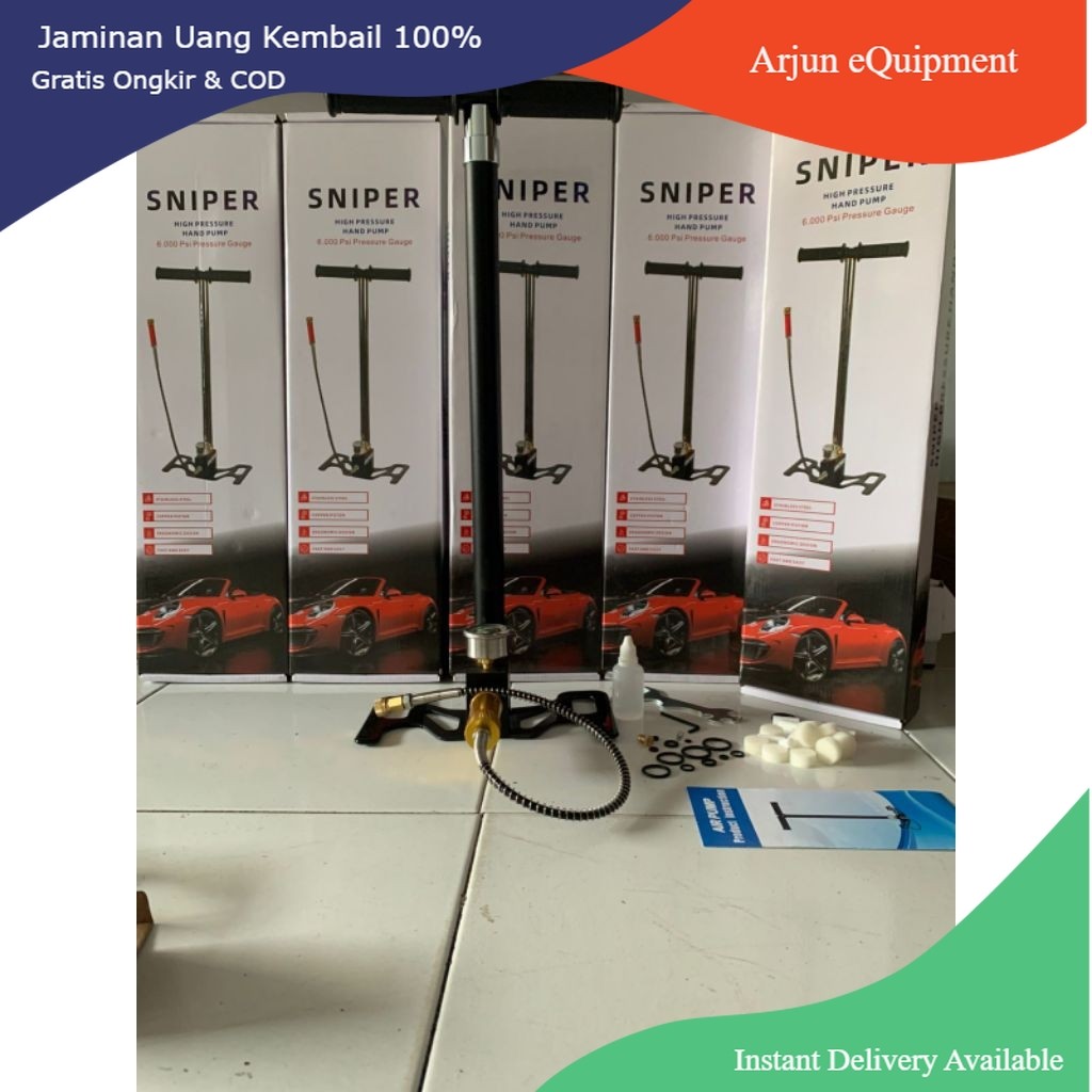 pompa 4stage filter besar 6000psi SNIPER pompa pcp