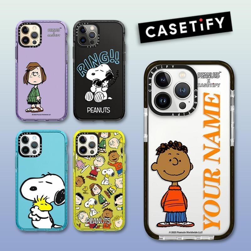 CASETIFY  with Box & PEANUTS Phone Case for IPhone 16 15 14 13 12 Mini 11 Pro 11 12 13 14 15 16 Pro 