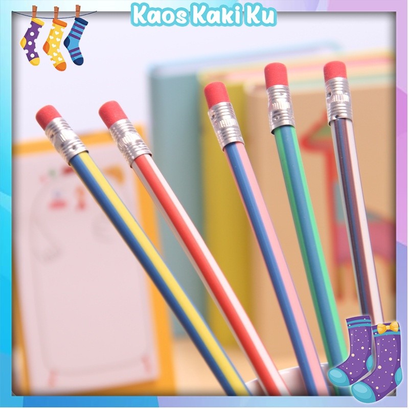 

Pensil Flexsible Lentur Pensil Gulung Unik Lucu