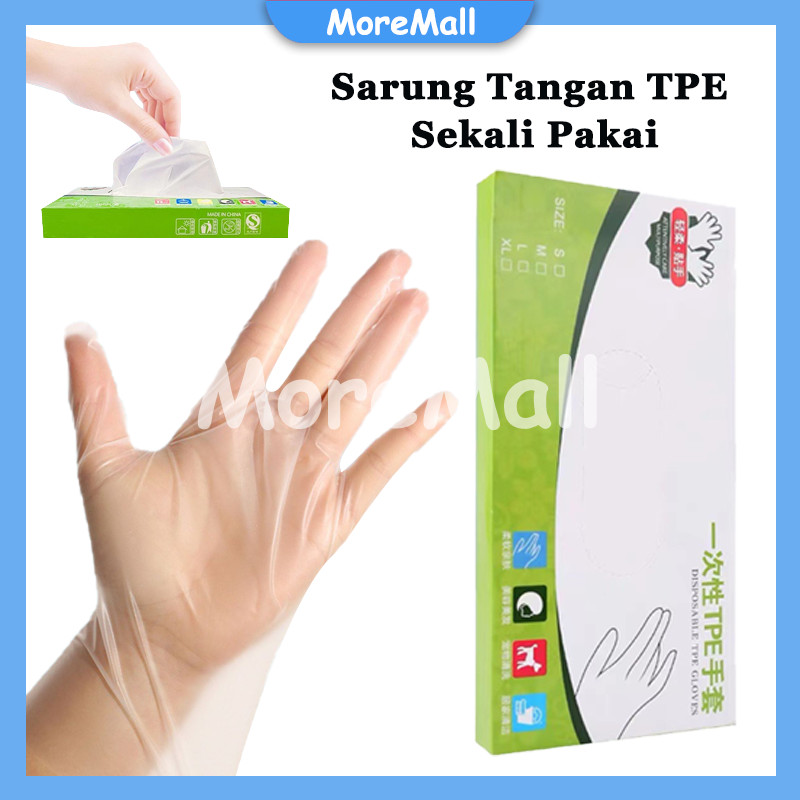 Sarung Tangan TPE/Disposable TPE Gloves Serbaguna