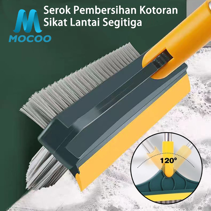 Sikat Toilet 2in1 / Sikat Lantai Kamar Mandi / Sikat Dorong Kamar Mandi