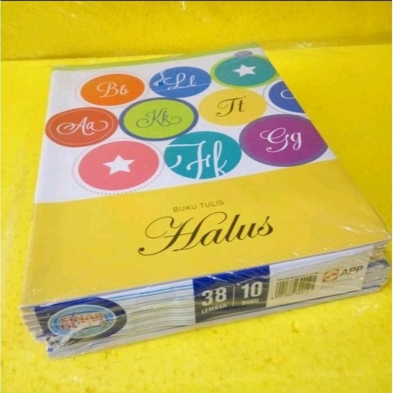 

SIDU Buku Tulis Halus Menulis Indah 3 Garis 38 Lembar (Harga 1 Pcs Buku)