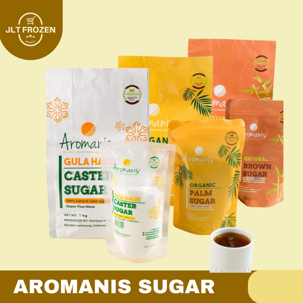 

Aromanis Palm Sugar - Gula aren - Brown Sugar - Caster Sugar gula semut organik ukuran 1kg