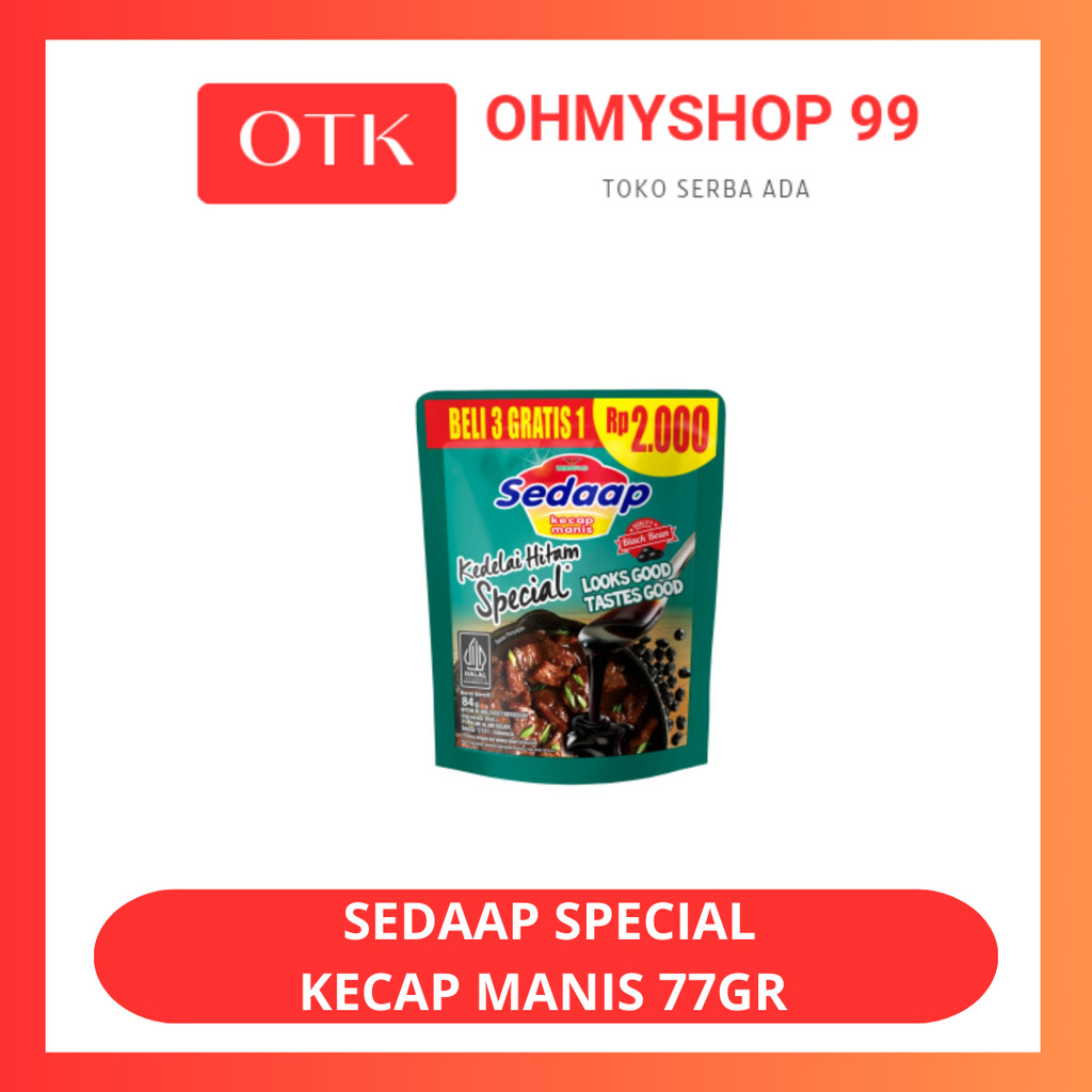 

Sedaap Spesial Kecap Manis 77gr