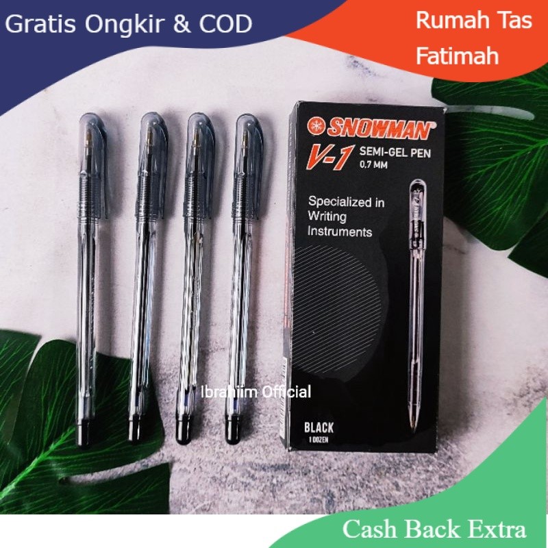 

Promo (ECER) PULPEN SNOWMAN V1 SEMI GEL PEN ECER By Rumah Tas Fatimah