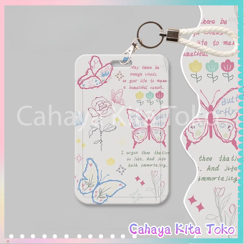 

【Diskon Lebaran】ID CARD HOLDER/SARUNG KARTU/pesanan Hadiah Khusus/SUPPORT HARGA GROSIR/Kupu-kupu dan leher ikat yang indah